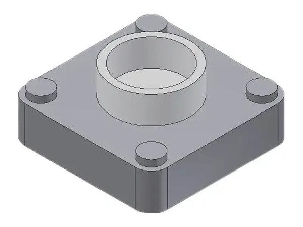 Danfoss 027N3036 1.5" Butt Weld Flange Connector