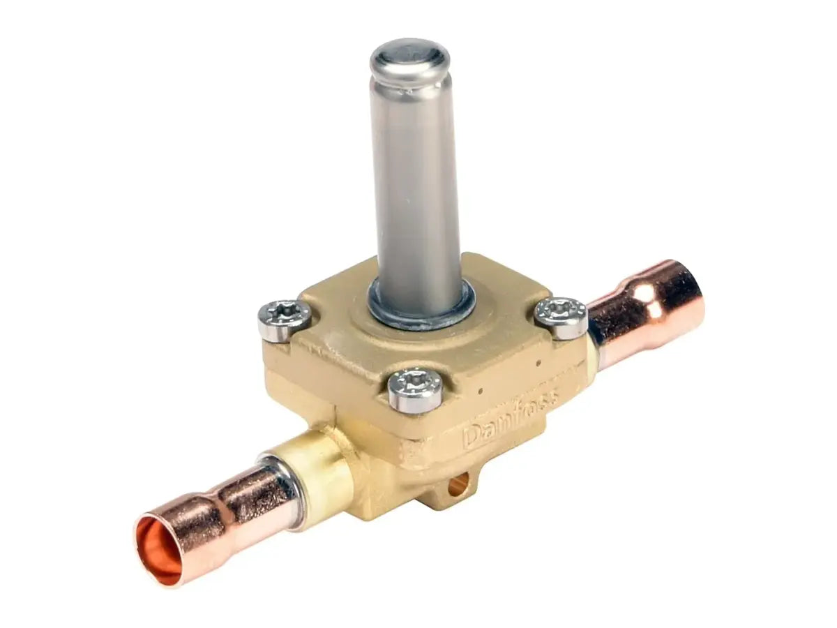 Danfoss 032L7125 EVR10 Solenoid Valve 3/8" ODF NC Without Stem