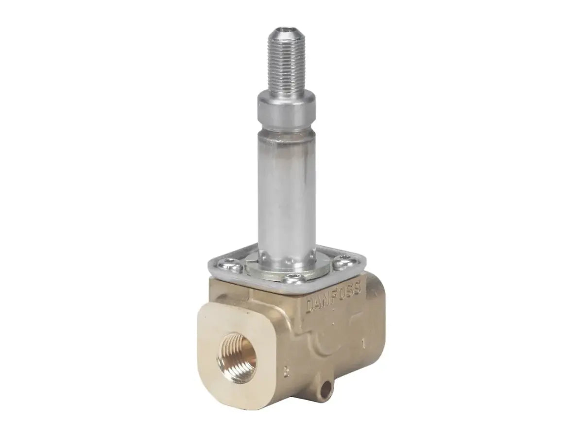 Danfoss 032U4944 1/4" N/O Solenoid Valve Brass