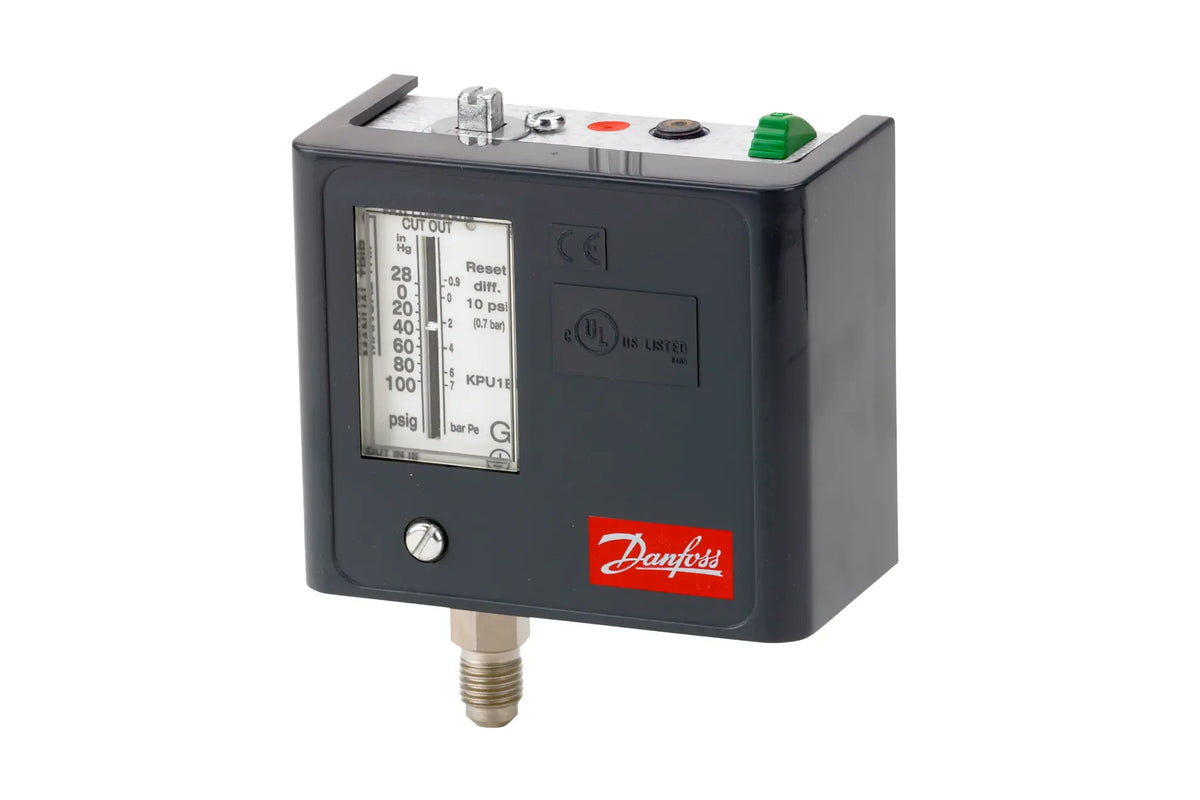 Danfoss 060-5232 28"-100# Pressure Switch,1/4" Male Flare
