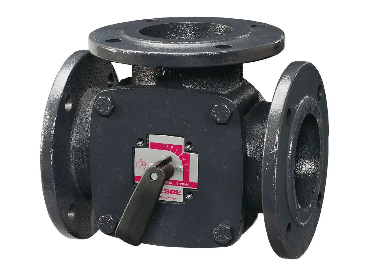 Danfoss 065B-8963 ESBE 3-Way Mixing Valve Type F 4" Cast Iron Cv 265