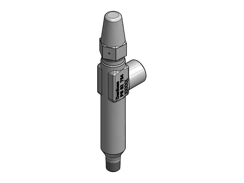 Danfoss 148B4567 1/4" MPT Needle Valve Long Neck