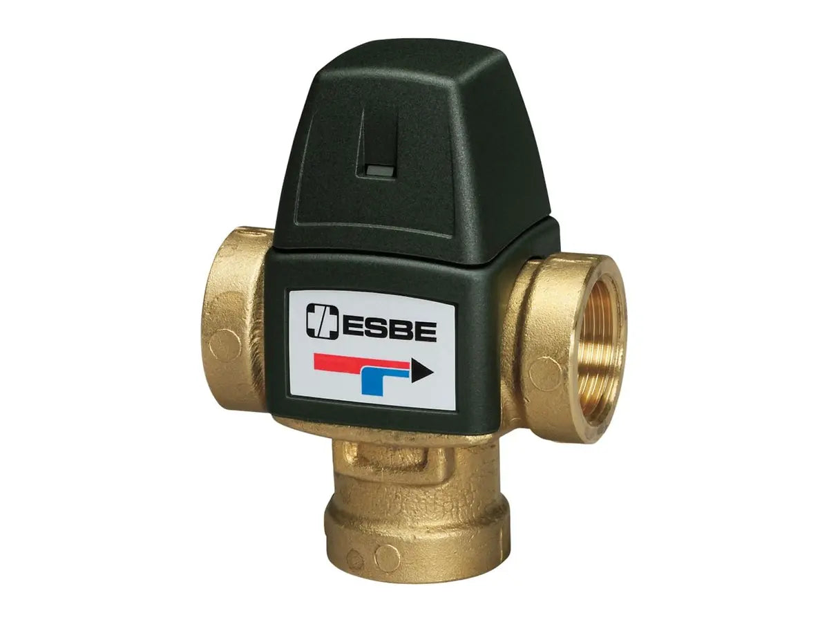 Danfoss 31622111LF ESBE VTA Mixing Valve Lead Free FNPT 1" 85-120°F