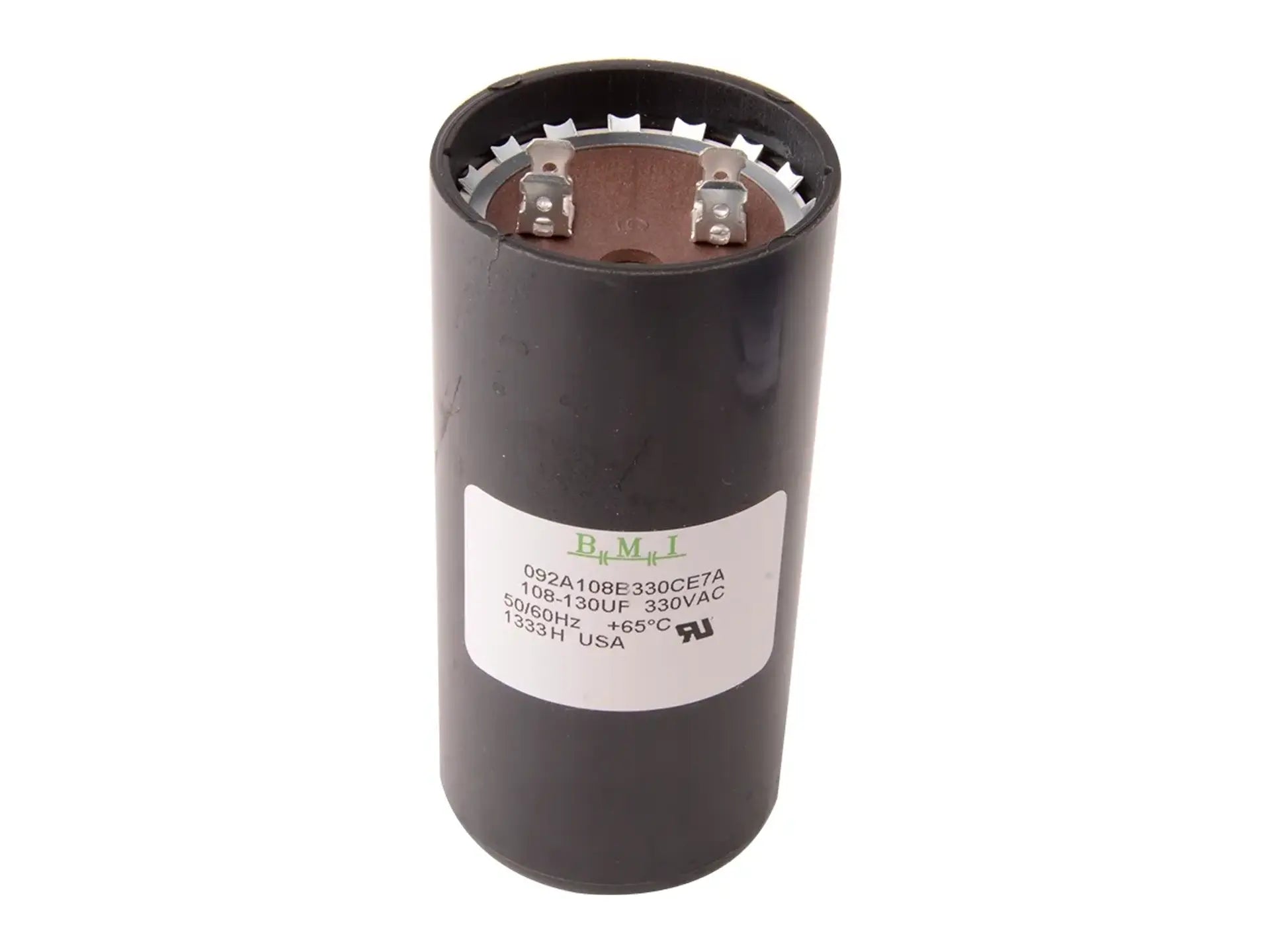 DiversiTech 108-130220, Motor Start Capacitor, 220/250VAC, 108-130µF, 1.812in.dia x 3.37in.h