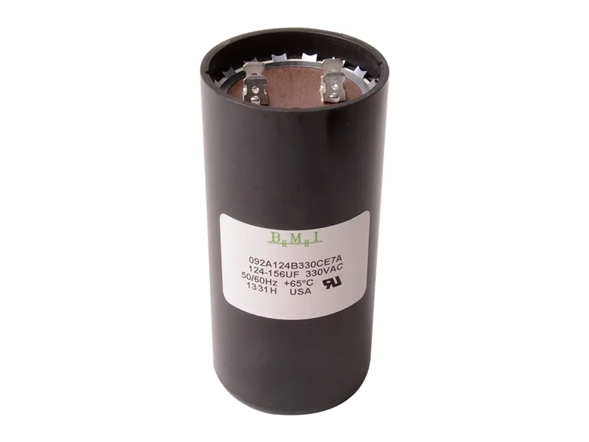 DiversiTech 124-156220, Motor Start Capacitor, 220/250VAC, 124-156µF, 1.812in.Dia x 3.37in.H