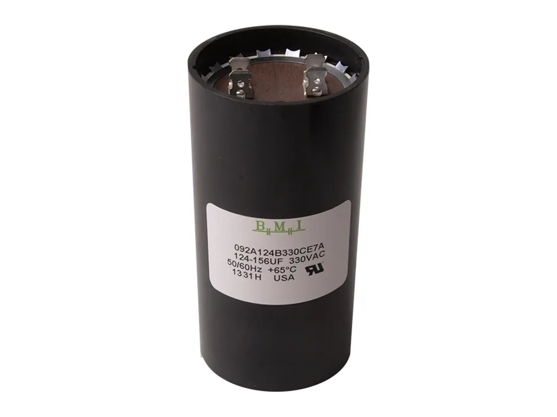 DiversiTech 124-156330, Motor Start Capacitor, 330VAC, 124-156µF, 2.062in.dia x 4.37in.h