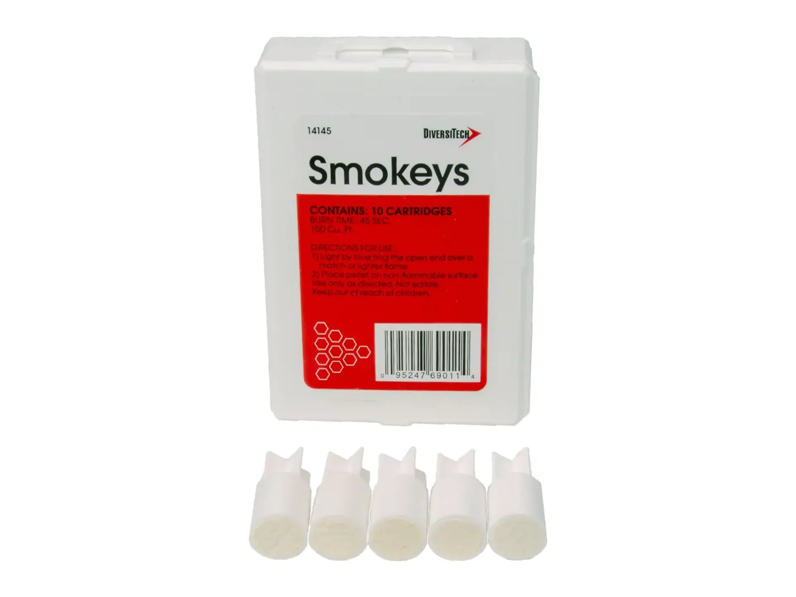 DiversiTech 14145, Smokeys 45 Second Burn Time, 150 Cu. Ft., Pack Of 10