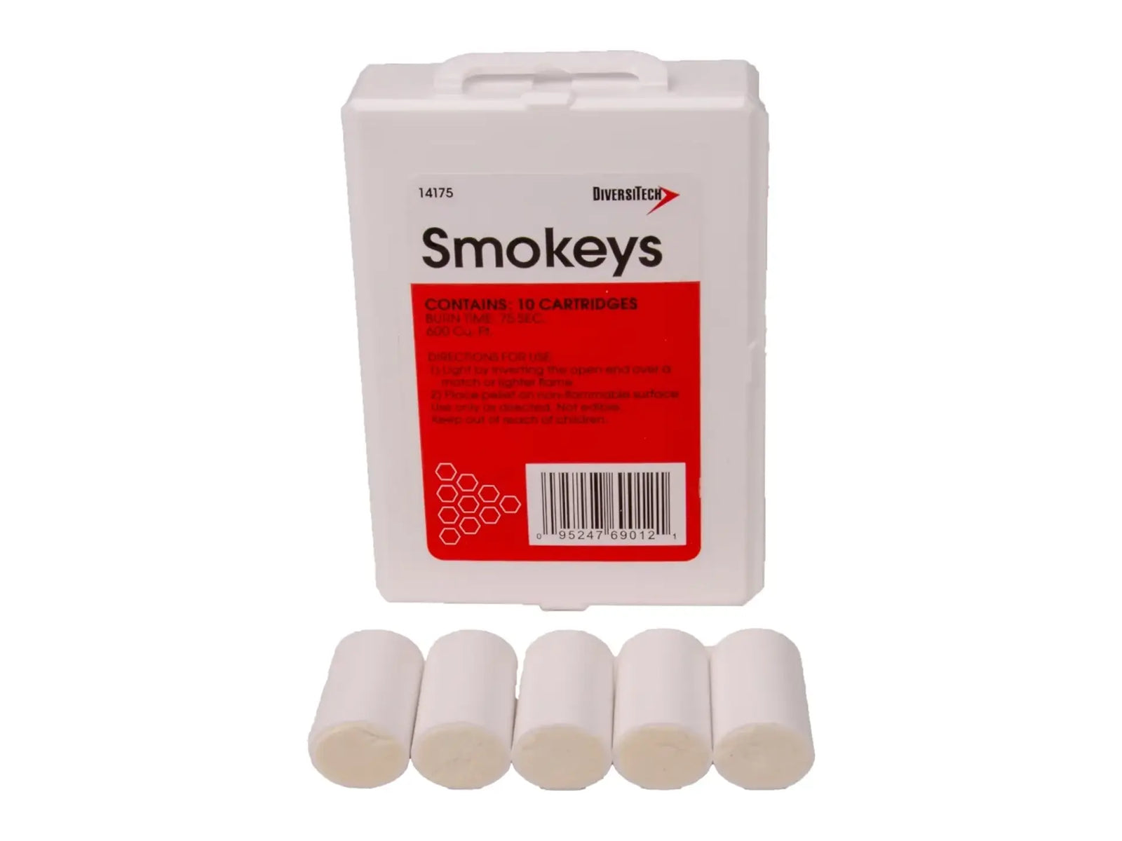 DiversiTech 14175, Smokeys 75 Second Burn Time, 600 Cu. Ft., Pack Of 10