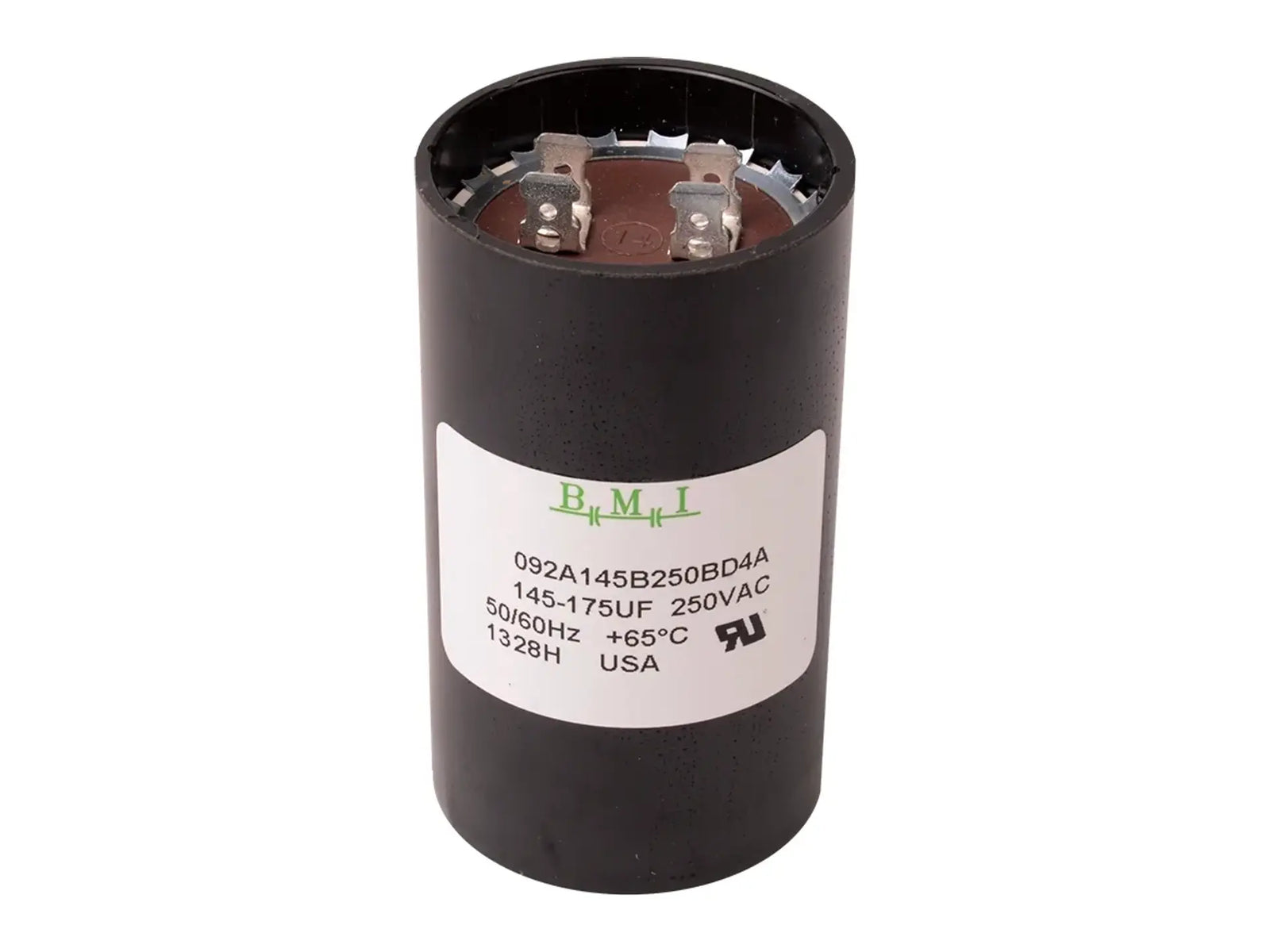 DiversiTech 145-175220, Motor Start Capacitor, 220/250VAC, 145-175µF, 1.812in.dia x 3.37in.h