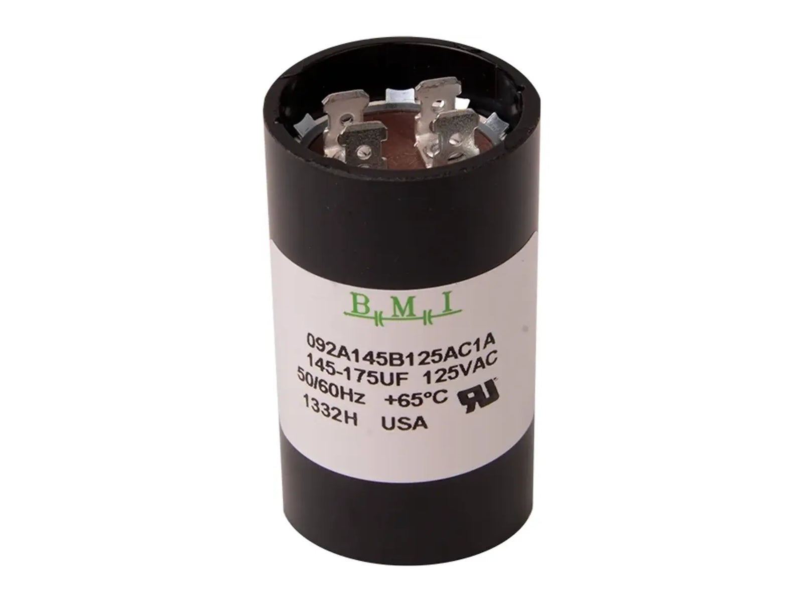 DiversiTech 145-175, Motor Start Capacitor, 110/125 VAC, 145-175µF, 1.437in.dia x 2.75in.h