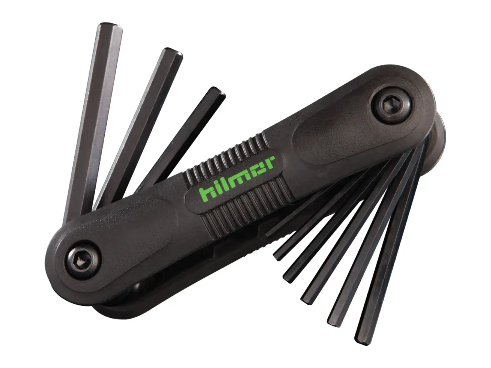 DiversiTech 1839048, Hilmor SAE Folding Hex Key Set, 5/64in - 5/32in