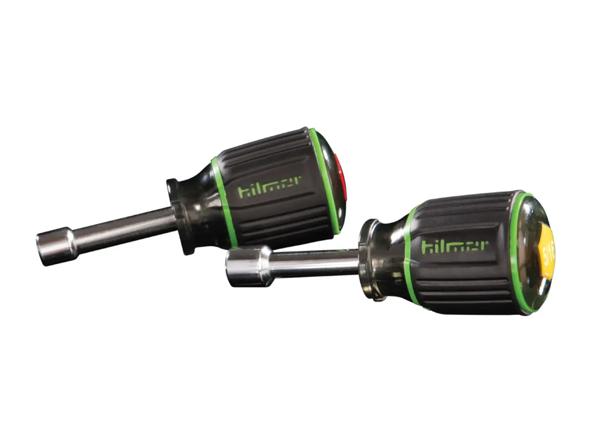 DiversiTech 1839057, Hilmor® 1-1/2in Stubby Magnetic Nut Driver Set 1/4+5/16in
