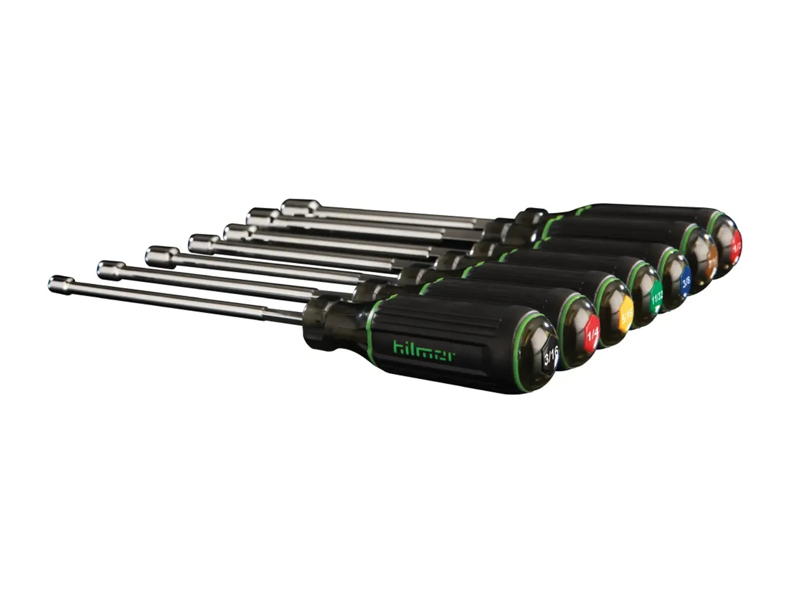 DiversiTech 1839075, Hilmor 6in Shaft Magnetic Nut Driver 7-Piece Set
