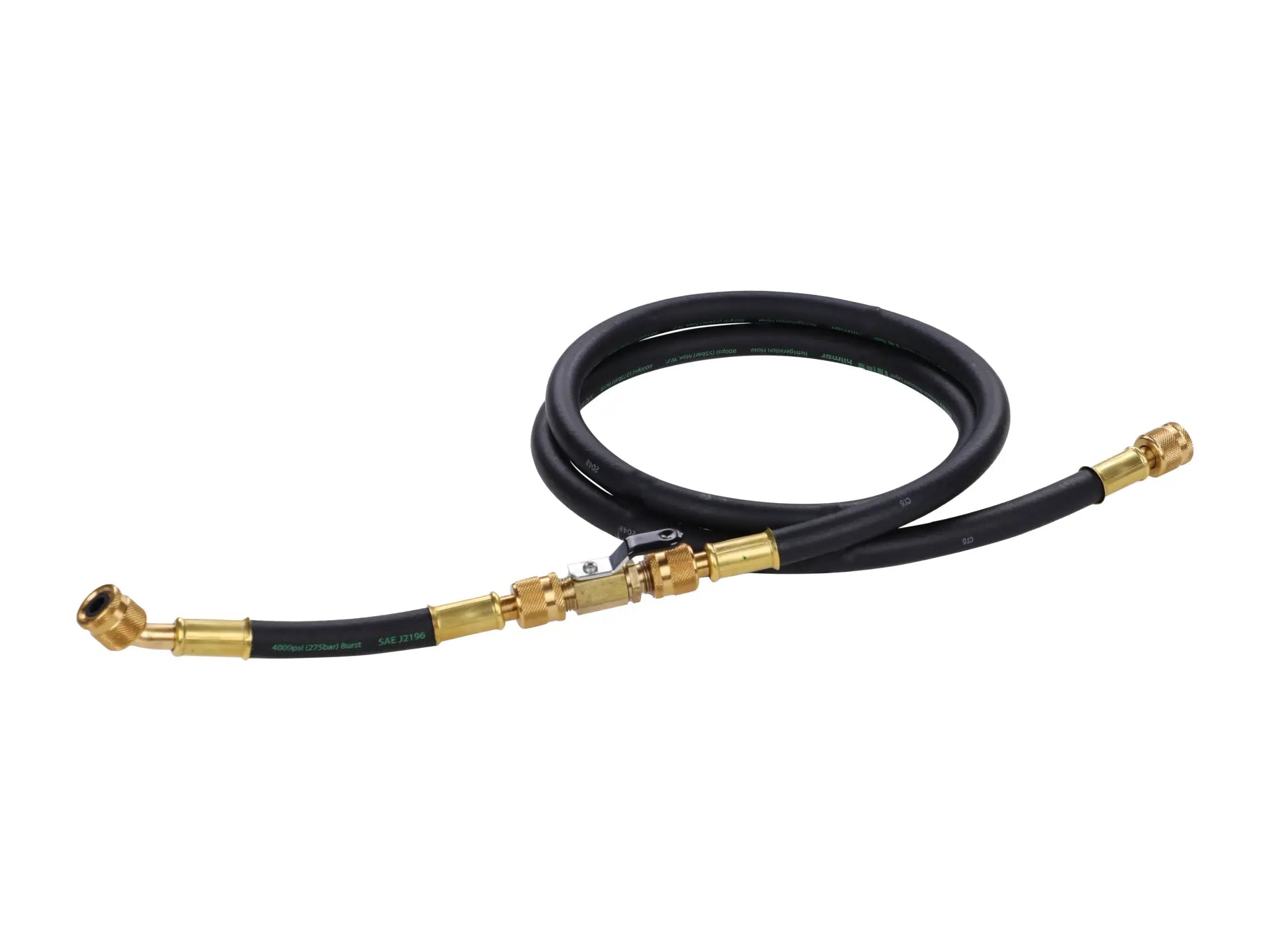 DiversiTech 1839144, Hilmor® 60in x 3/8in Black Vacuum Hose With Ball Valve Extensions