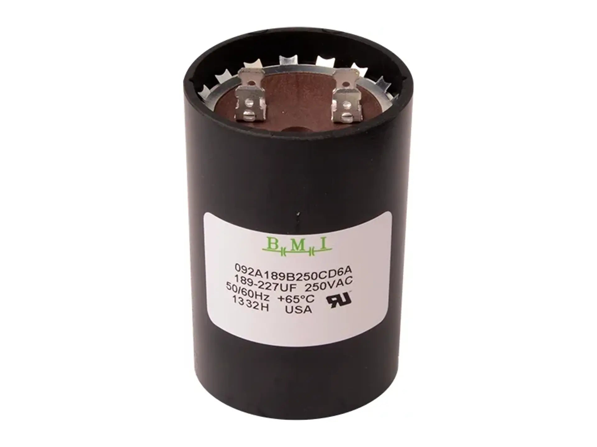 DiversiTech 189-227220, Motor Start Capacitor, 220/250VAC, 189-227µF, 2.062in.dia x 3.37in.h