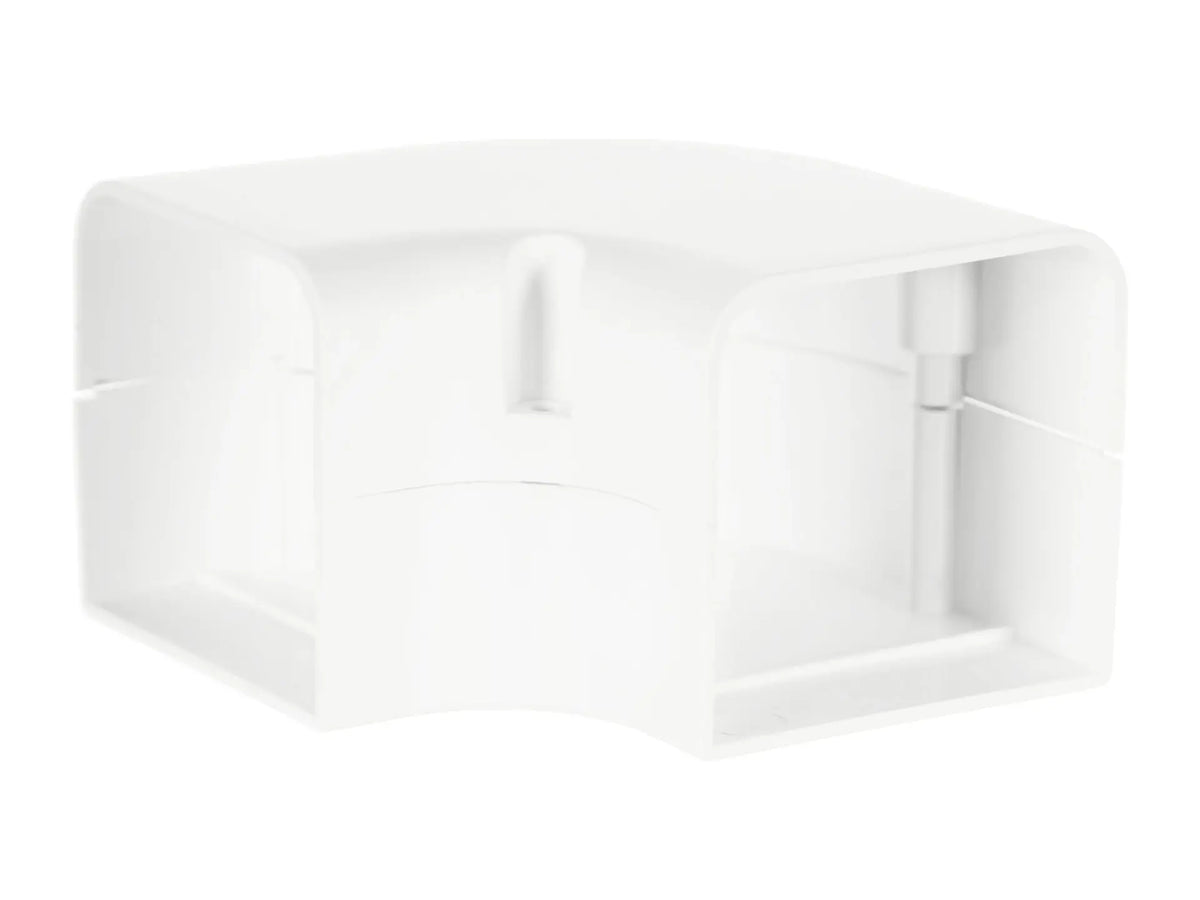 DiversiTech 230-FB3W, SpeediChannel 3in., 90 Degree Flat Bend, White