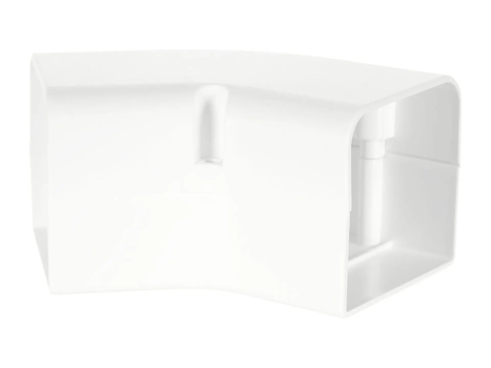 DiversiTech 230-FB453W, SpeediChannel, 3in. 45 Degree Flat Bend, White