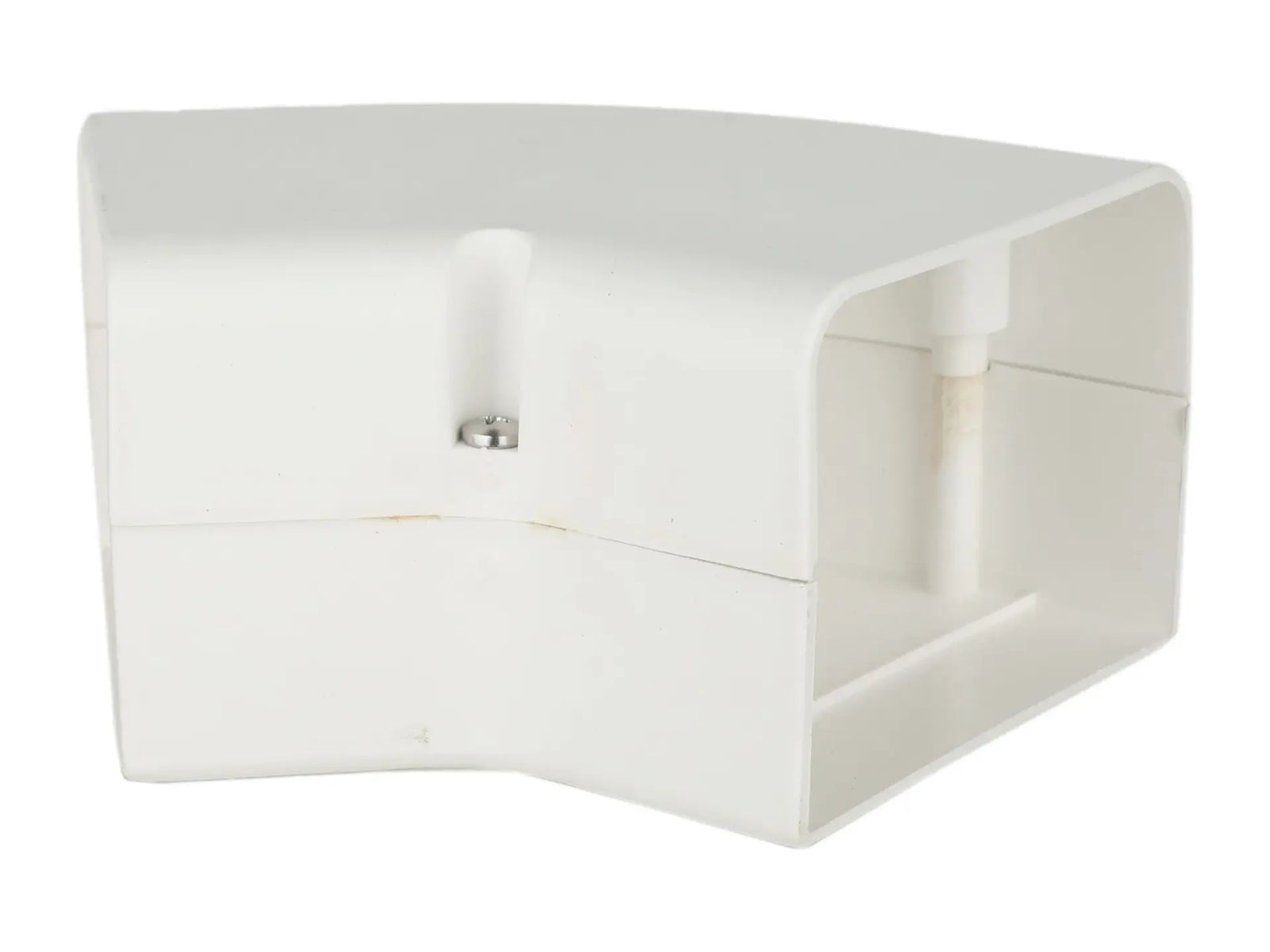 DiversiTech 230-FB454W, SpeediChannel, 4 In, 45 Degree, Flat Bend, White