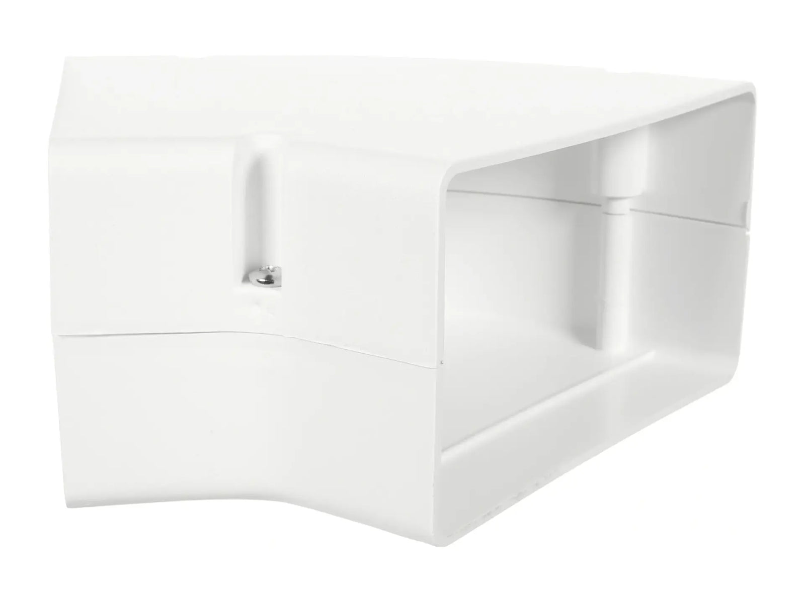 DiversiTech 230-FB456W, SpeediChannel 6in 45 Degree Flat Bend White