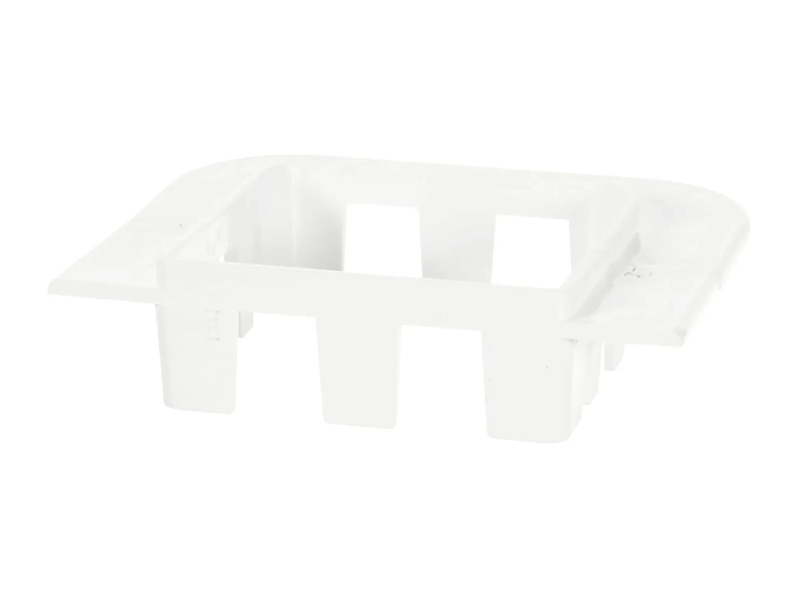 DiversiTech 230-FR3W, SpeediChannel 3in. Flat Wall Escutcheon, White