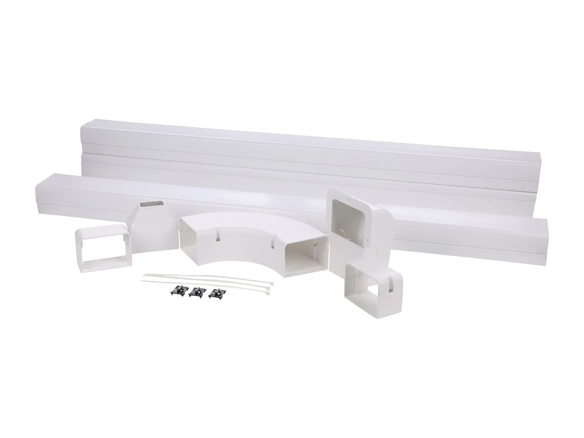 DiversiTech 230-IKC4W, 4 In Fit Installation Channel Kit, White