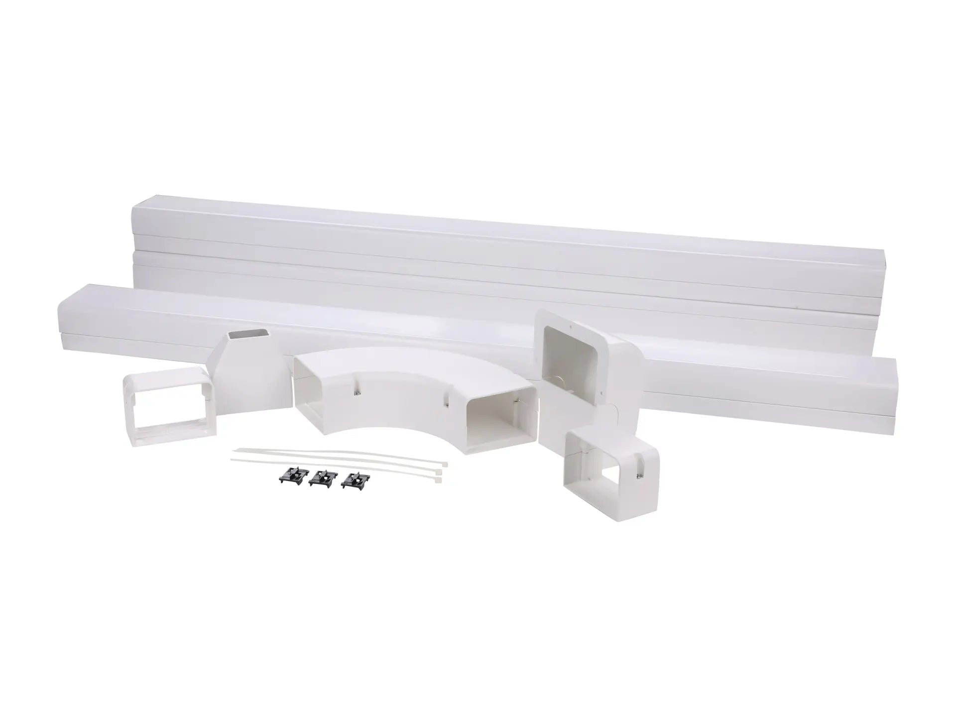 DiversiTech 230-IKC4W, 4 In Fit Installation Channel Kit, White
