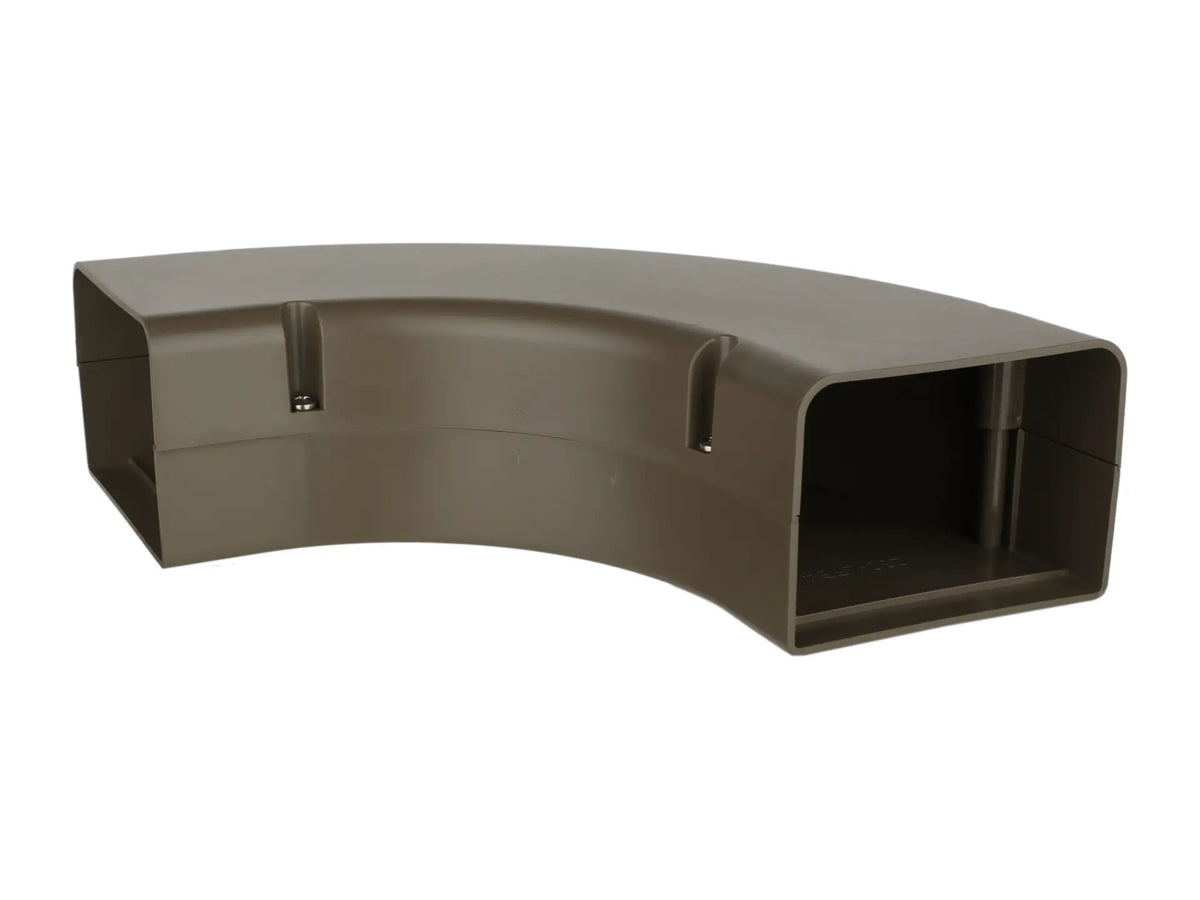 DiversiTech 230-LFB4B, SpeediChannel 4in. 90 Degree Long Radius Bend Brown