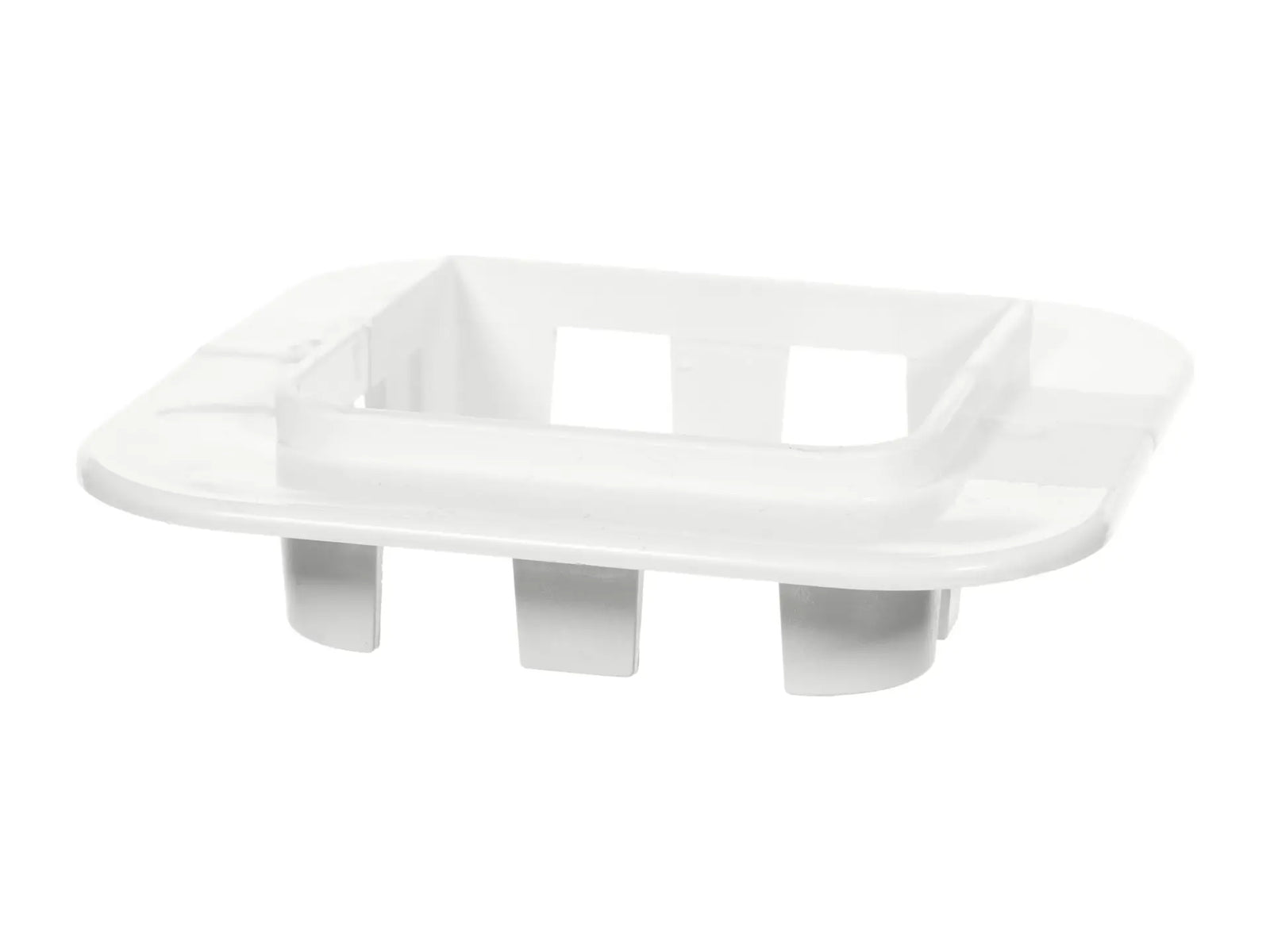 DiversiTech 230-WR3W, SpeediChannel 3in Wall Escutcheon, White