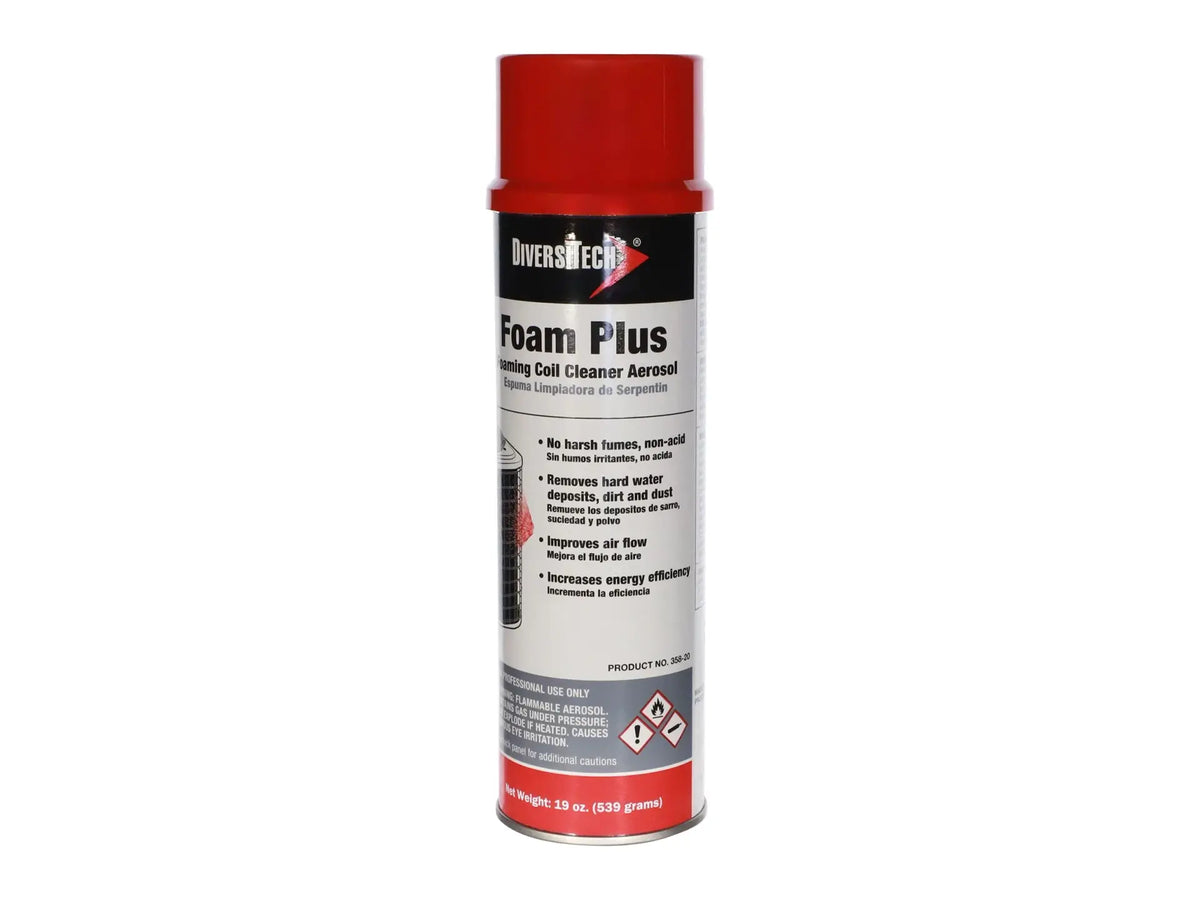 DiversiTech 358-20, Foam-Plus Foaming Coil Cleaner, 19 Oz Aerosol