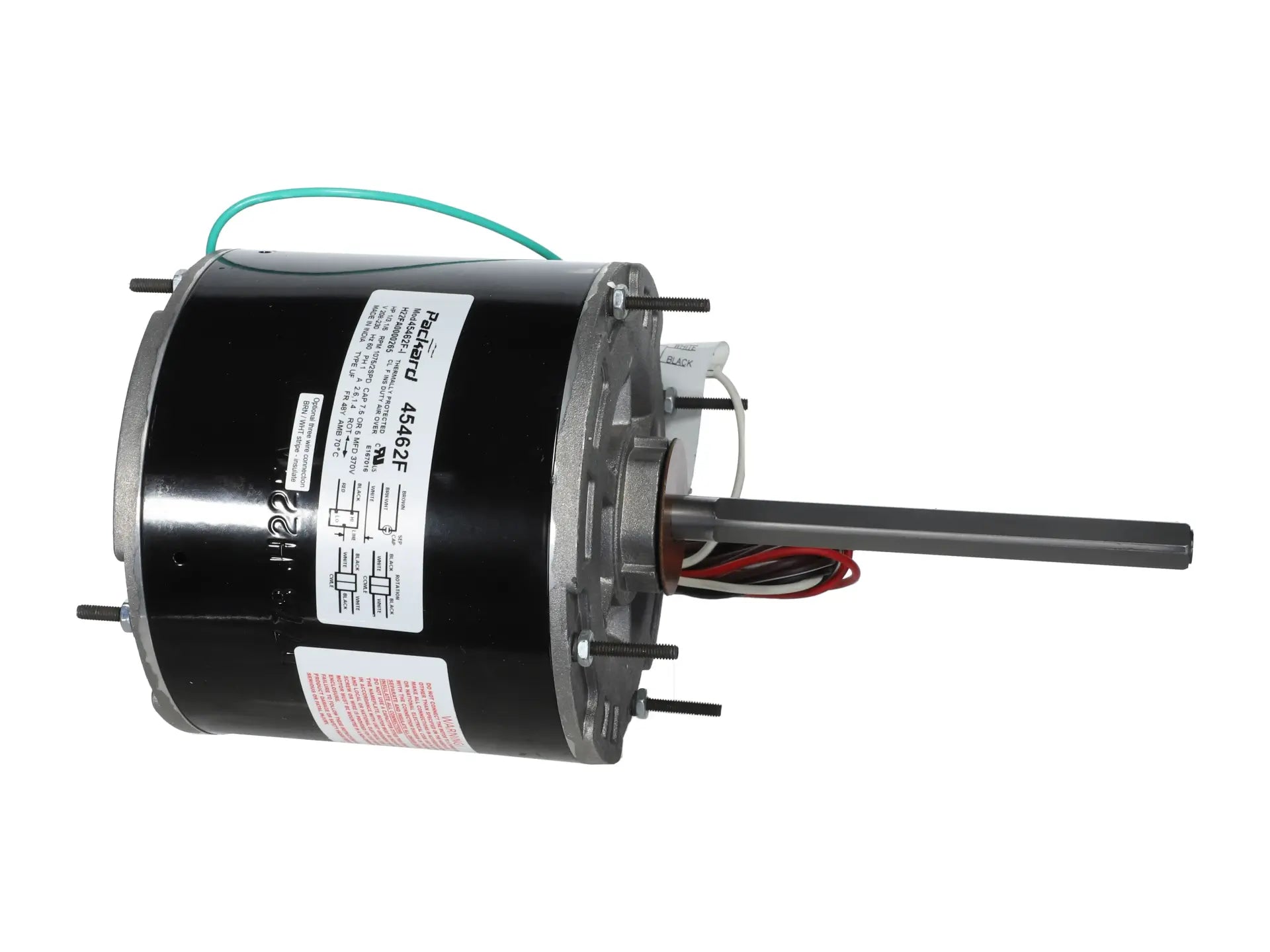 DiversiTech 45462F, 5 5/8 High Temp Multi-HP Variable Condenser Fan Motor 208-230 Volts, 1075 RPM