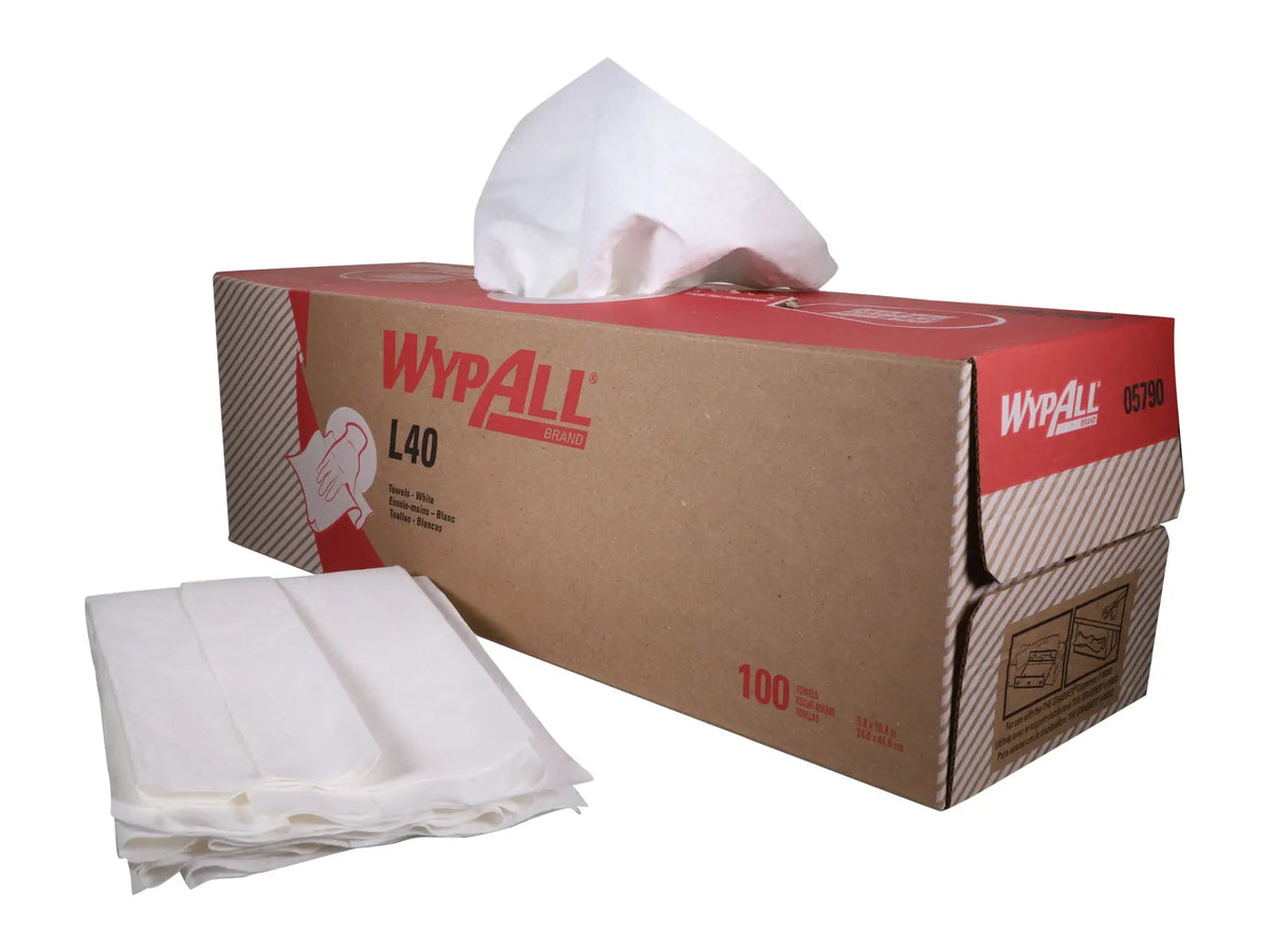 DiversiTech 5-05790, WypAll Hand Wipe, White, Pack of 100, Towels