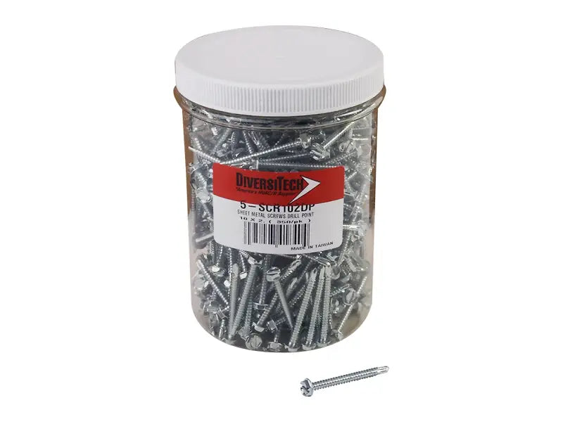 DiversiTech 5-SCR102DP, 10 x 2 Drill Point Screw, Pack Of 350