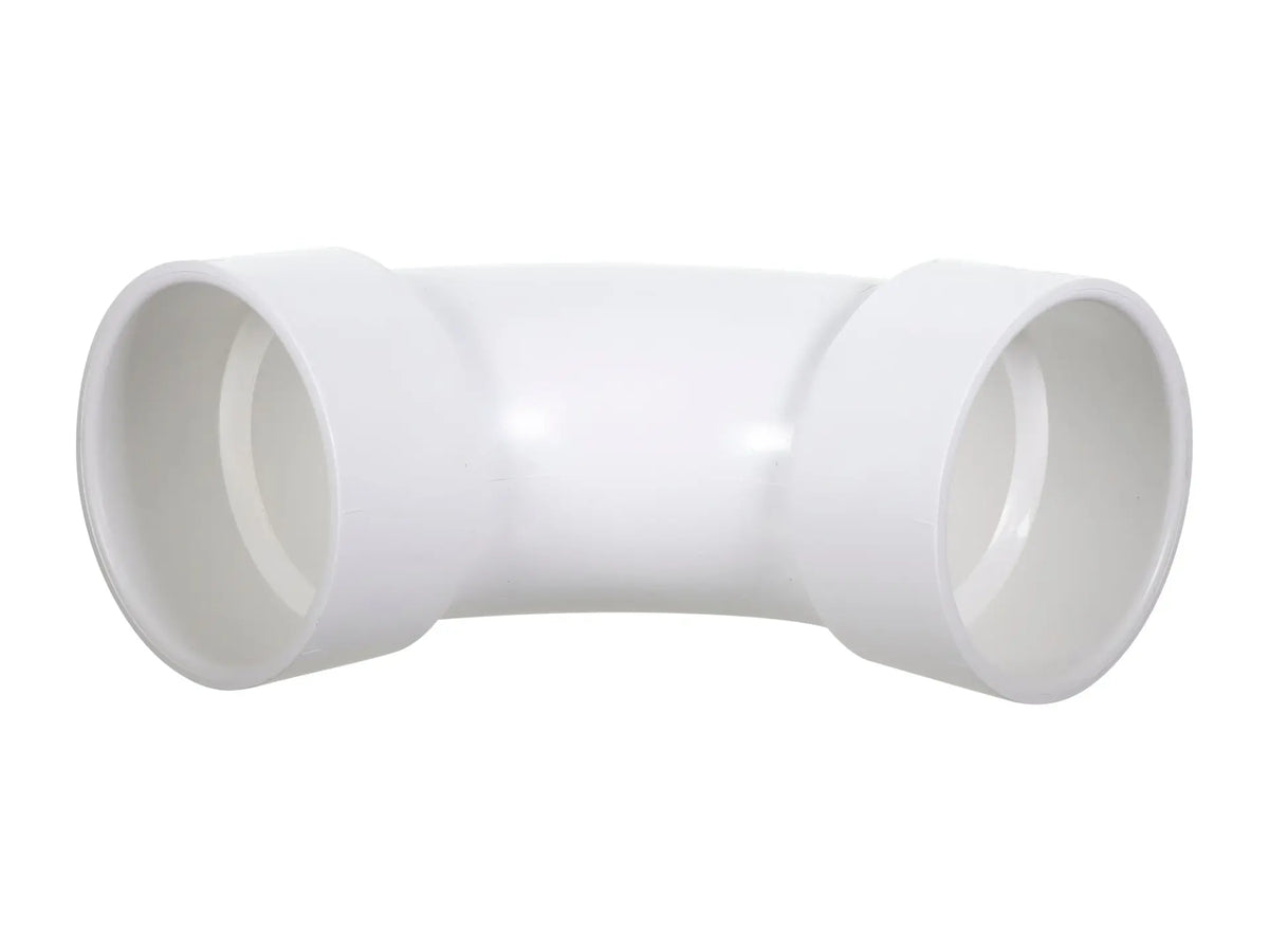 DiversiTech 510-D304030, PVC, 3 Inch DWV Long Sweep 90 Degree Elbow (H x H)