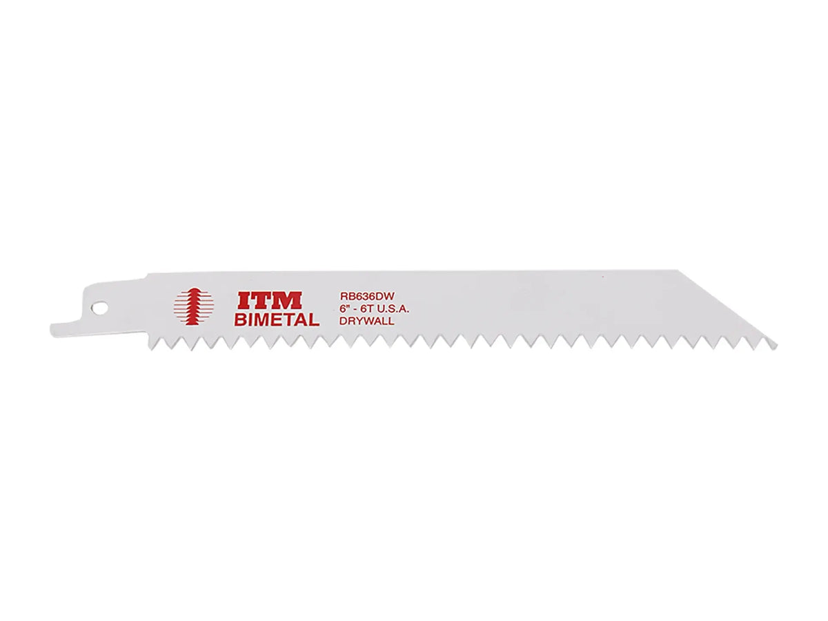 DiversiTech 540-RB636DW, Drywall Cutting With V Head Saw Blade, 5/8in. x 6in. x .035