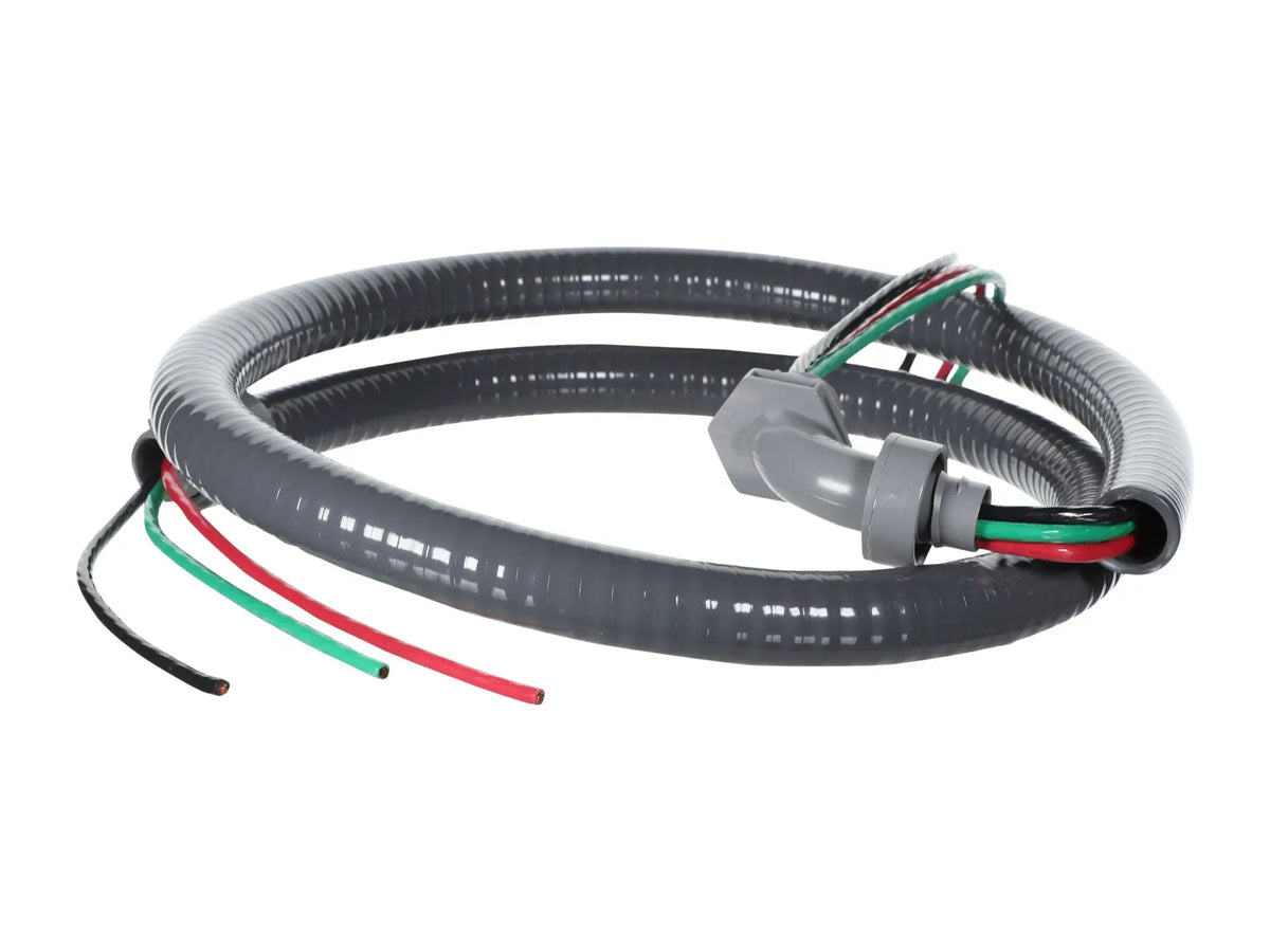 DiversiTech 6-12-4NMSP, DiversiWhip Single Non Metallic Connector, 1/2 In., 4 Ft