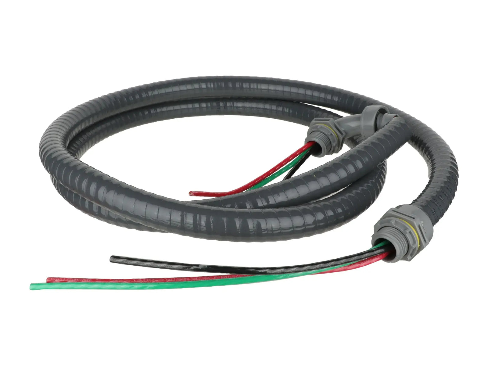 DiversiTech 6-12-6NM, DiversiWhip 1/2 In. X 6 Ft, #10 THHN Wire, Non-Metallic Connectors