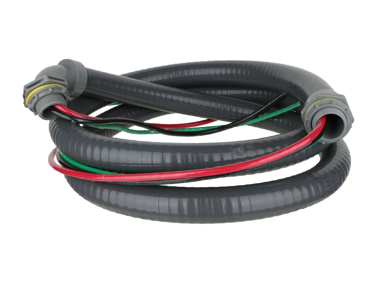 DiversiTech 6-34-6NMR, DiversiTech® DiversiWhip 3/4in. x 6ft., #8 THHN Wire, Non-Metallic Connectors