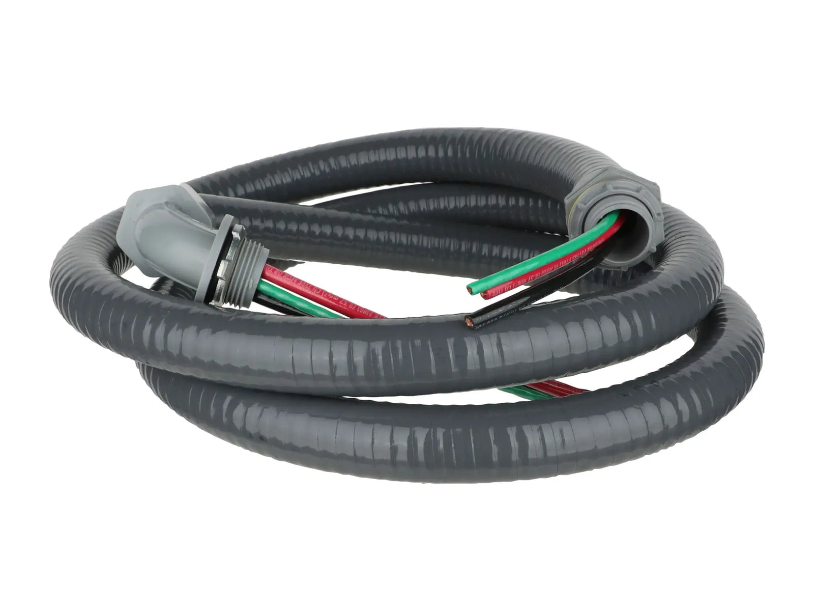 DiversiTech 6-34-6NMSP, DiversiWhip Single, 3/4in. x 6ft., #8 THHN Wire, Non-Metallic Connectors