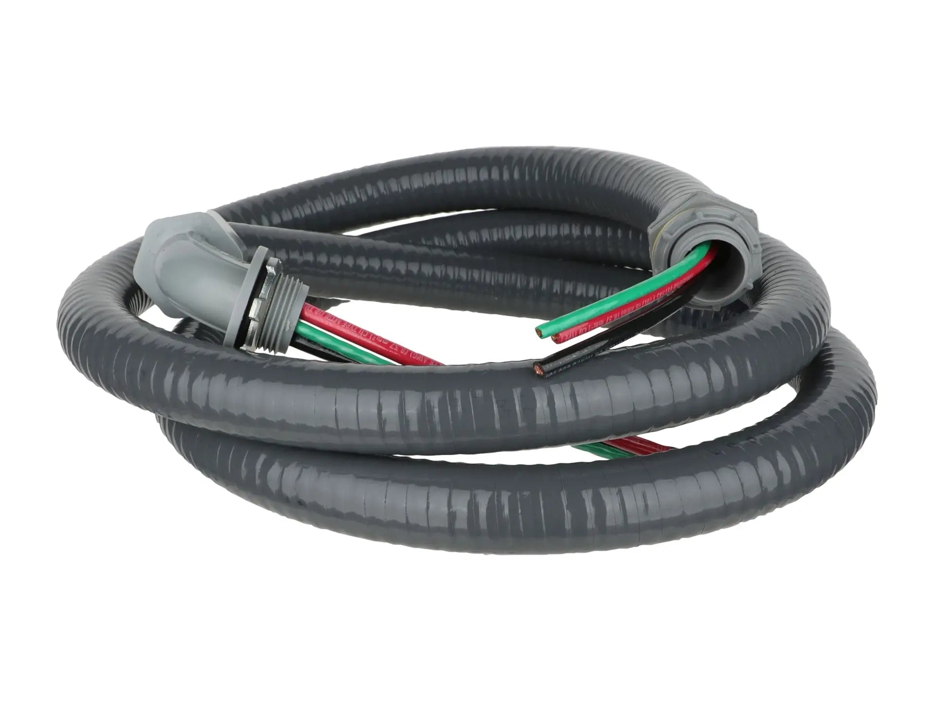 DiversiTech 6-34-6NMSP, DiversiWhip Single, 3/4in. x 6ft., #8 THHN Wire, Non-Metallic Connectors
