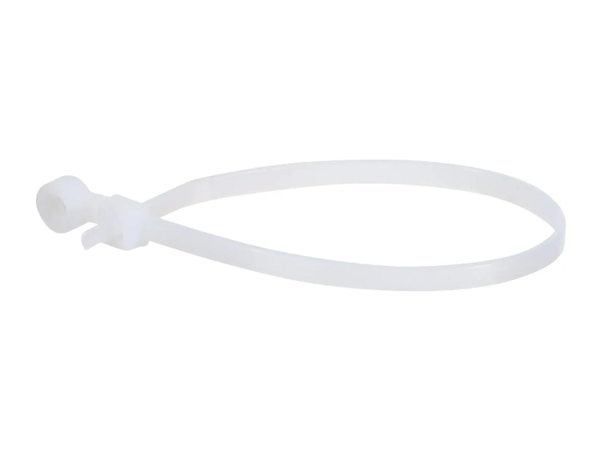 DiversiTech 60264CX, Devco Cable Tie, 6in, Mounting Hole #8, Pack Of 100, Natural