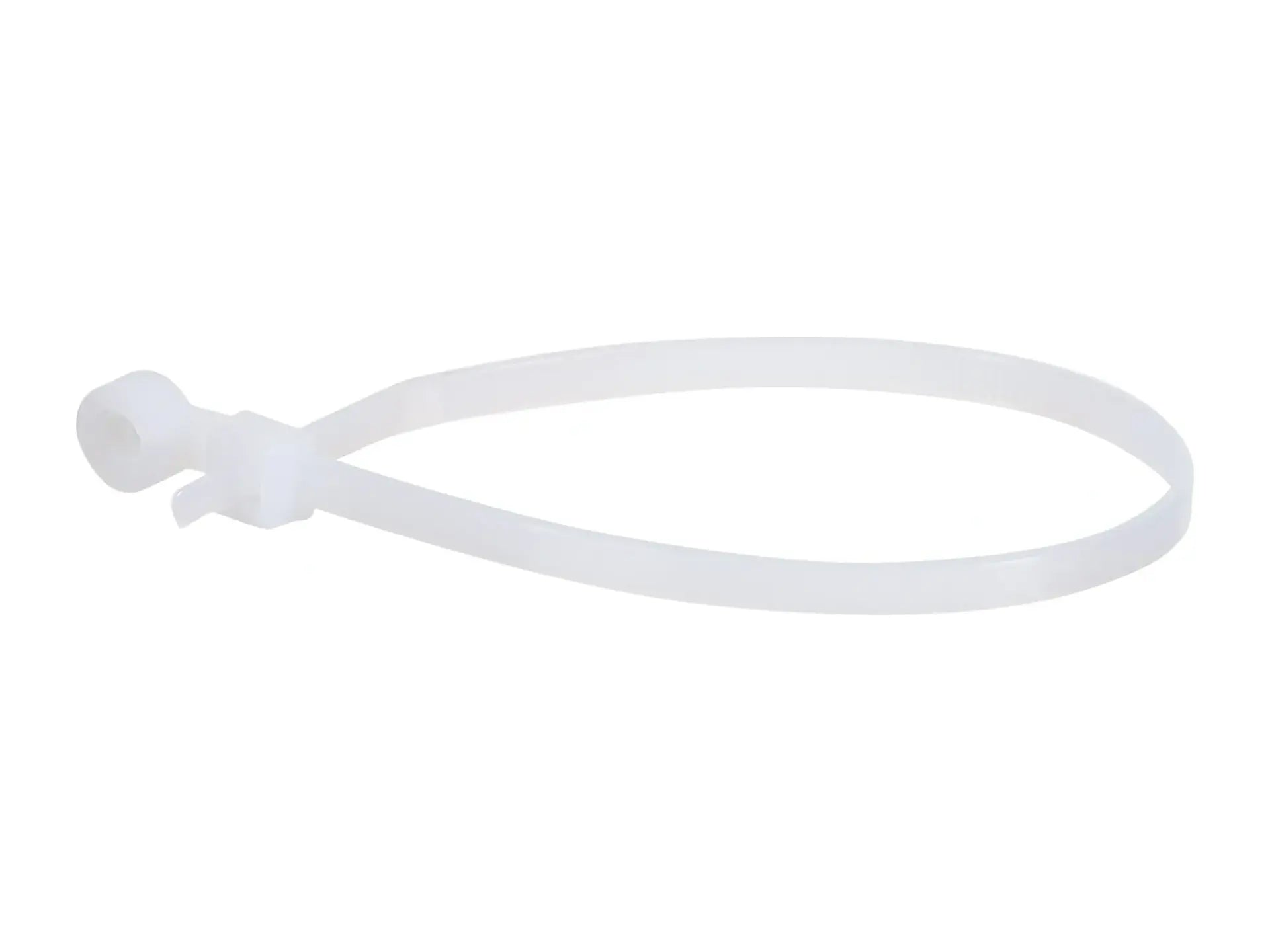 DiversiTech 60264CX, Devco Cable Tie, 6in, Mounting Hole #8, Pack Of 100, Natural