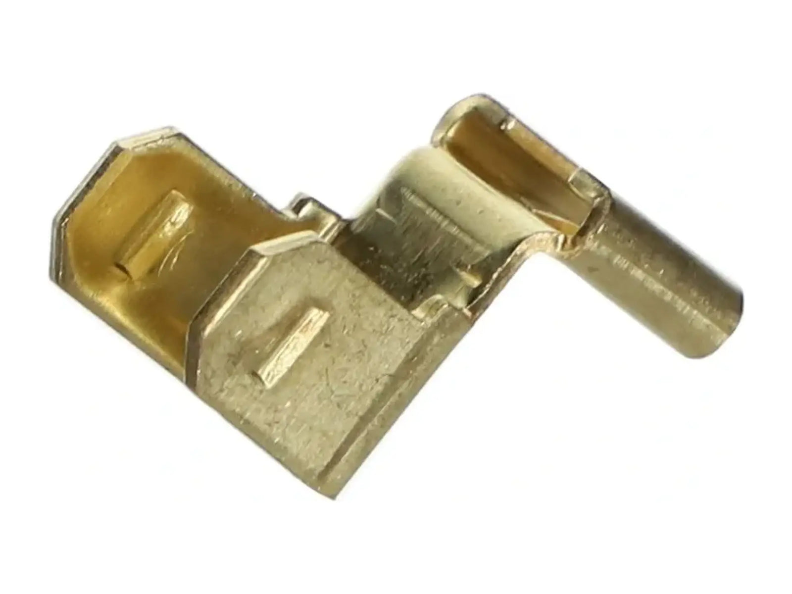 DiversiTech 6208LX, Devco® Tab Adapter, 1 Female, 2 Male, Bent 90 Degrees, Pack Of 50, Tab Size .250