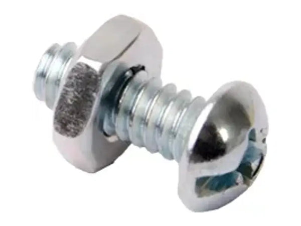 DiversiTech 6401, Devco® Stove Round Head Bolts, Pack Of 42, #10-24, 1/2in