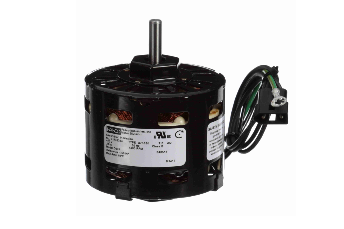 Fasco D633, 1/50HP 120V 1400RPM Motor