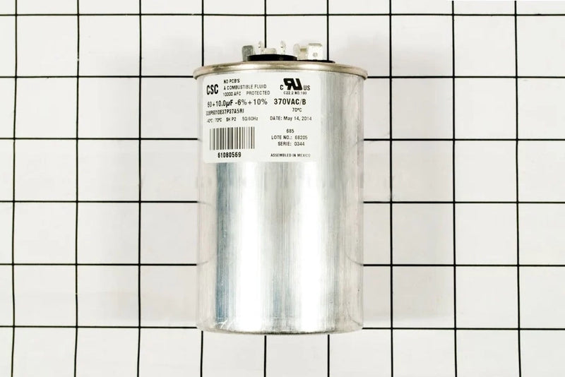 Friedrich 61080569 60/10MFD, 370V, 2.5 Capacitor