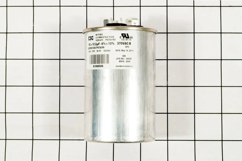 Friedrich 61080569 60/10MFD, 370V, 2.5 Capacitor