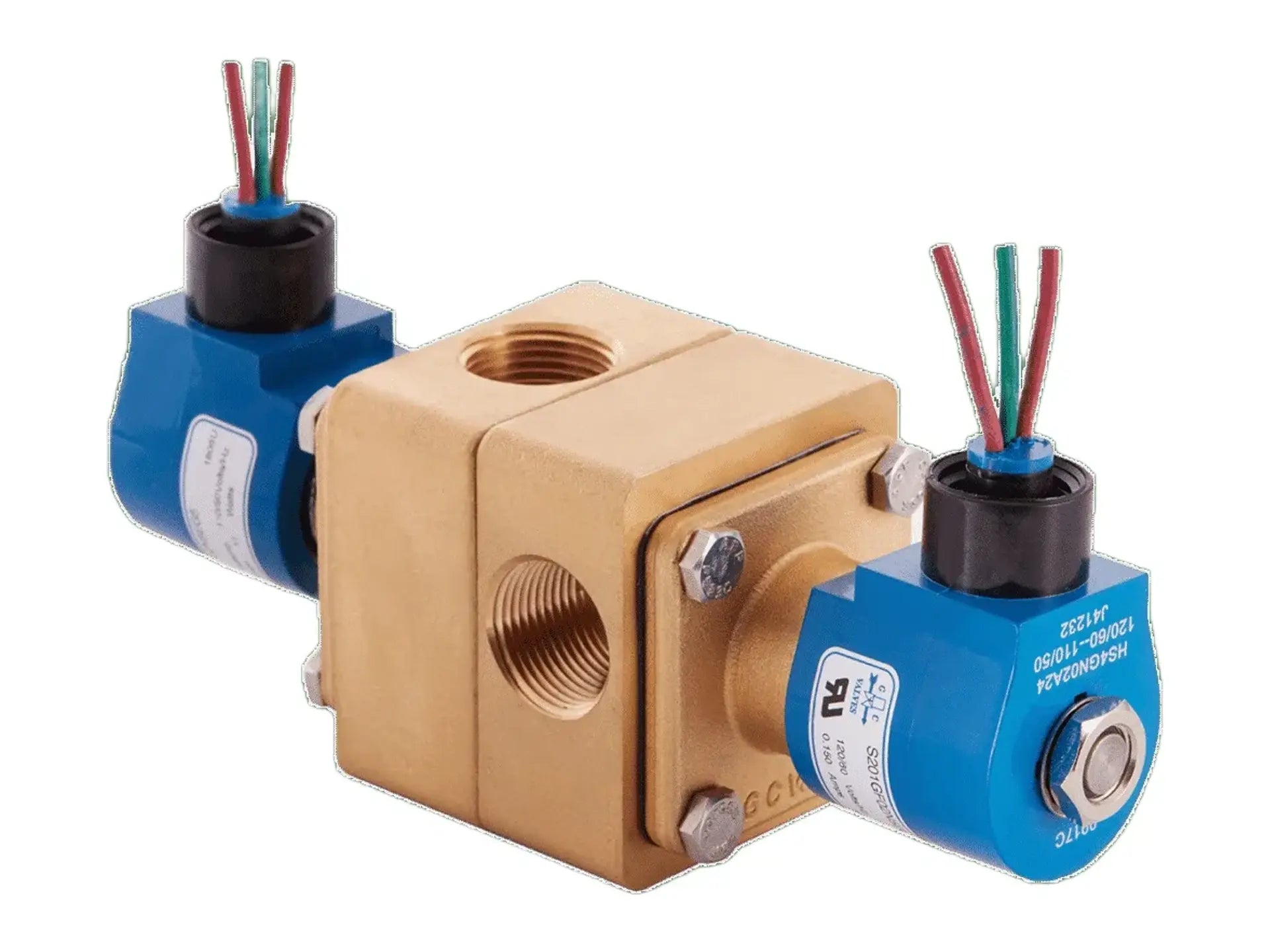 GC Valves M205GF02N5EG5, 3/4" 3-Way Manifold Air Valve 120V