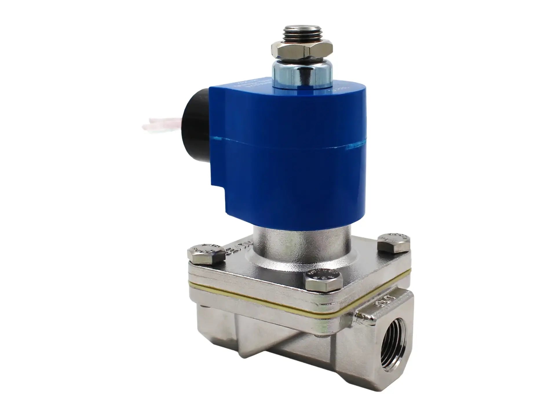 GC Valves NS202GF02F7CG4, 3/8" 2-Way NO Solenoid Valve, 120V SS NSF