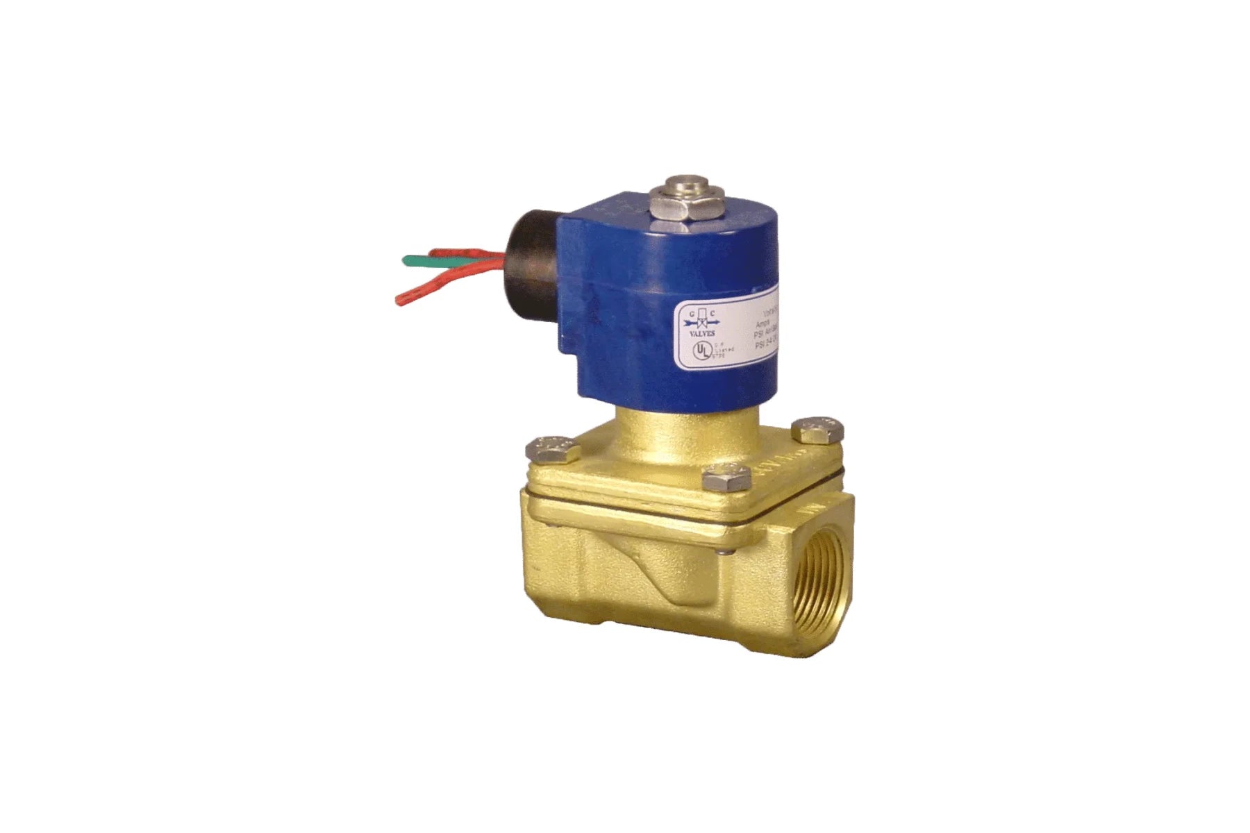 GC Valves S201GH02C5DG4, 1/2" NC Steam Valve 0-50 PSI 120V