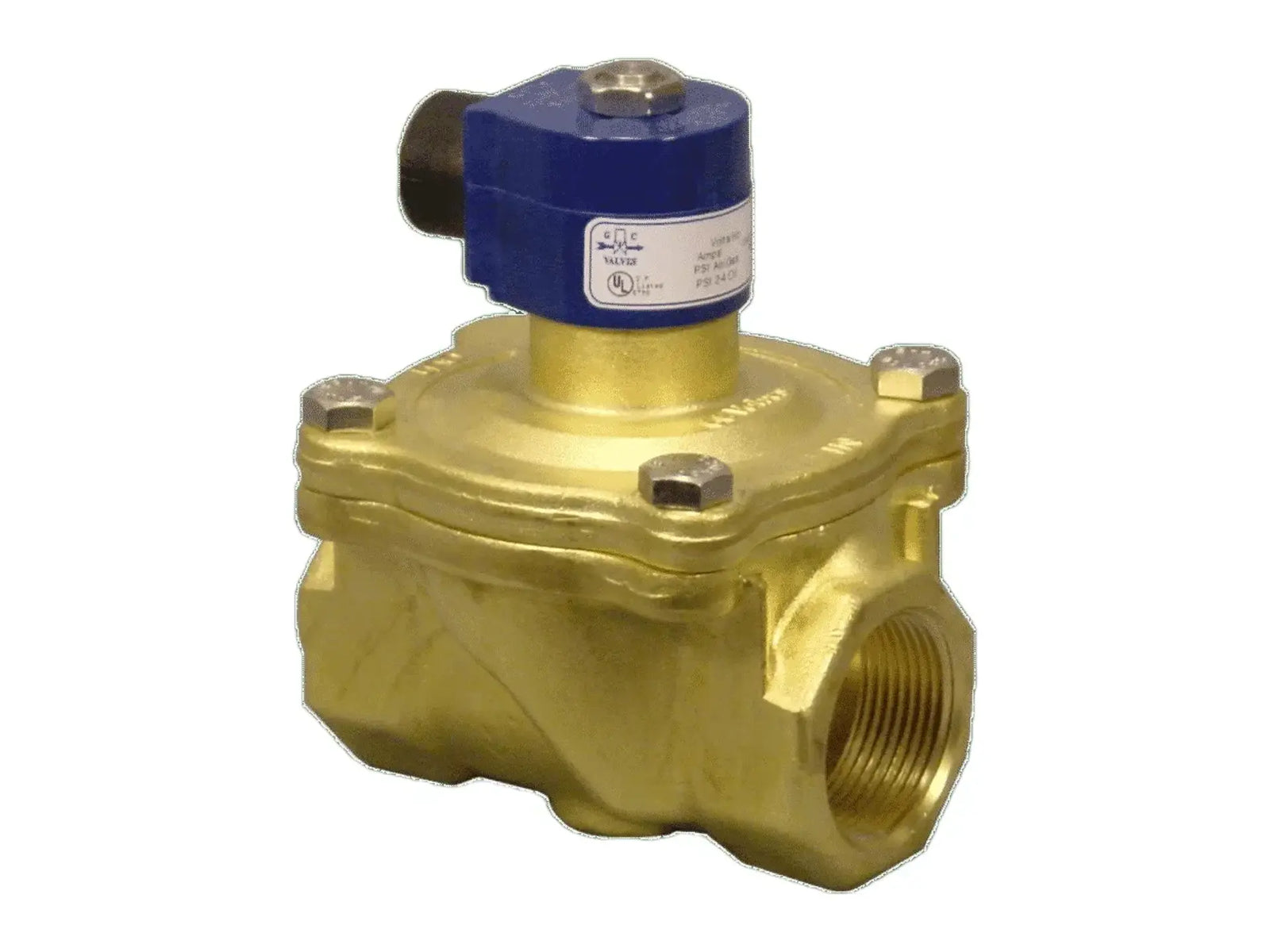 GC Valves S201GH02C5FG9, 1" NC 120V Steam Valve 0-50#